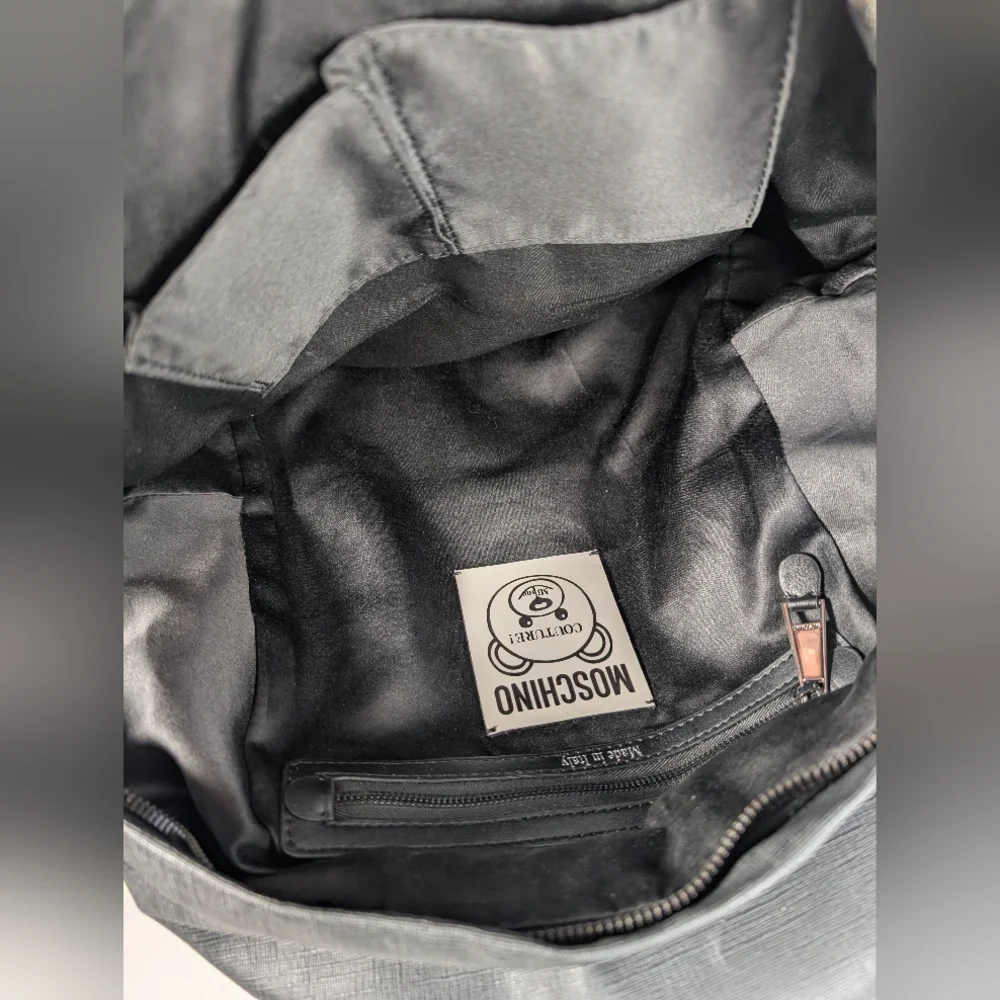 MOSCHINO Teddy Transformer Backpack in Black - Picture 8 of 8